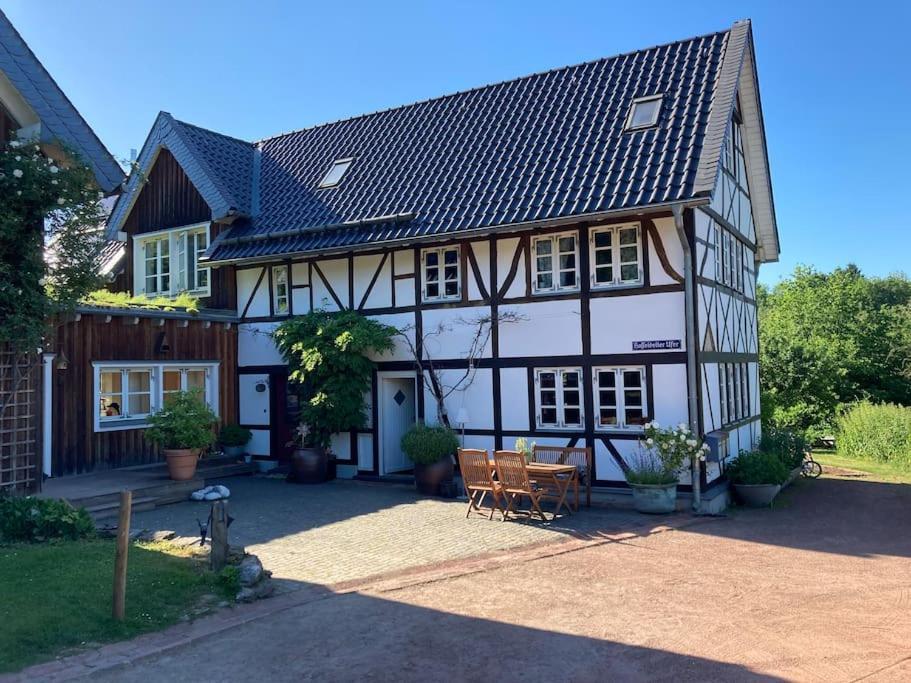 졸링겐 Fachwerkhaus Am Waldesrand 빌라 외부 사진