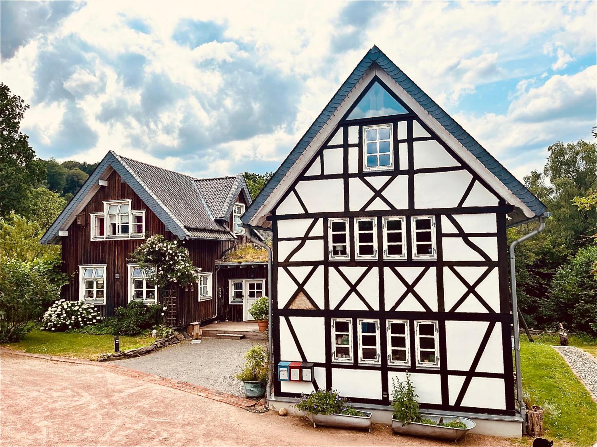 졸링겐 Fachwerkhaus Am Waldesrand 빌라 외부 사진